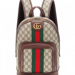 Ophidia GG small backpack Brown 00368628